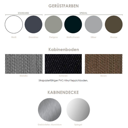 Farben und Materialien